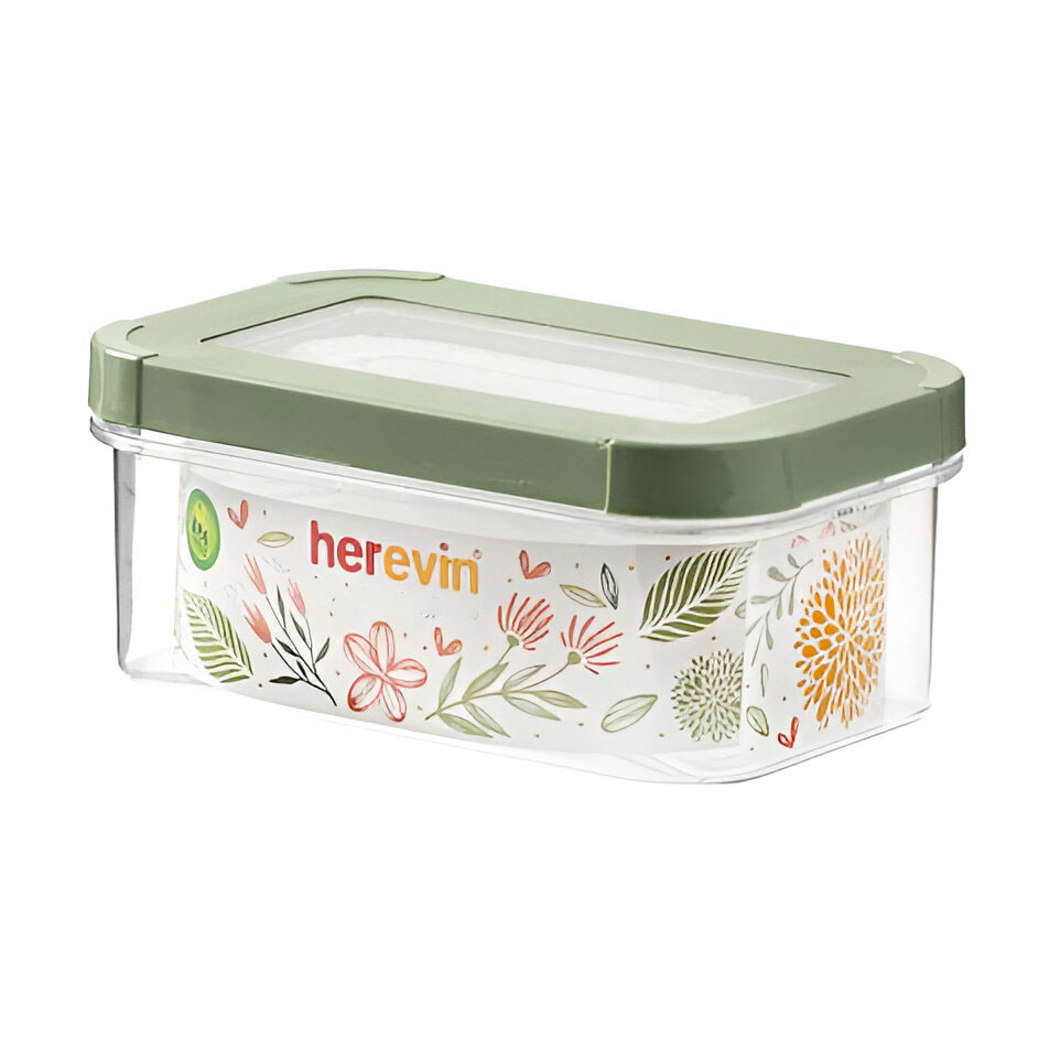 Контейнер Herevin Storage Canister-Green-Peach, 600 мл (161211-100)